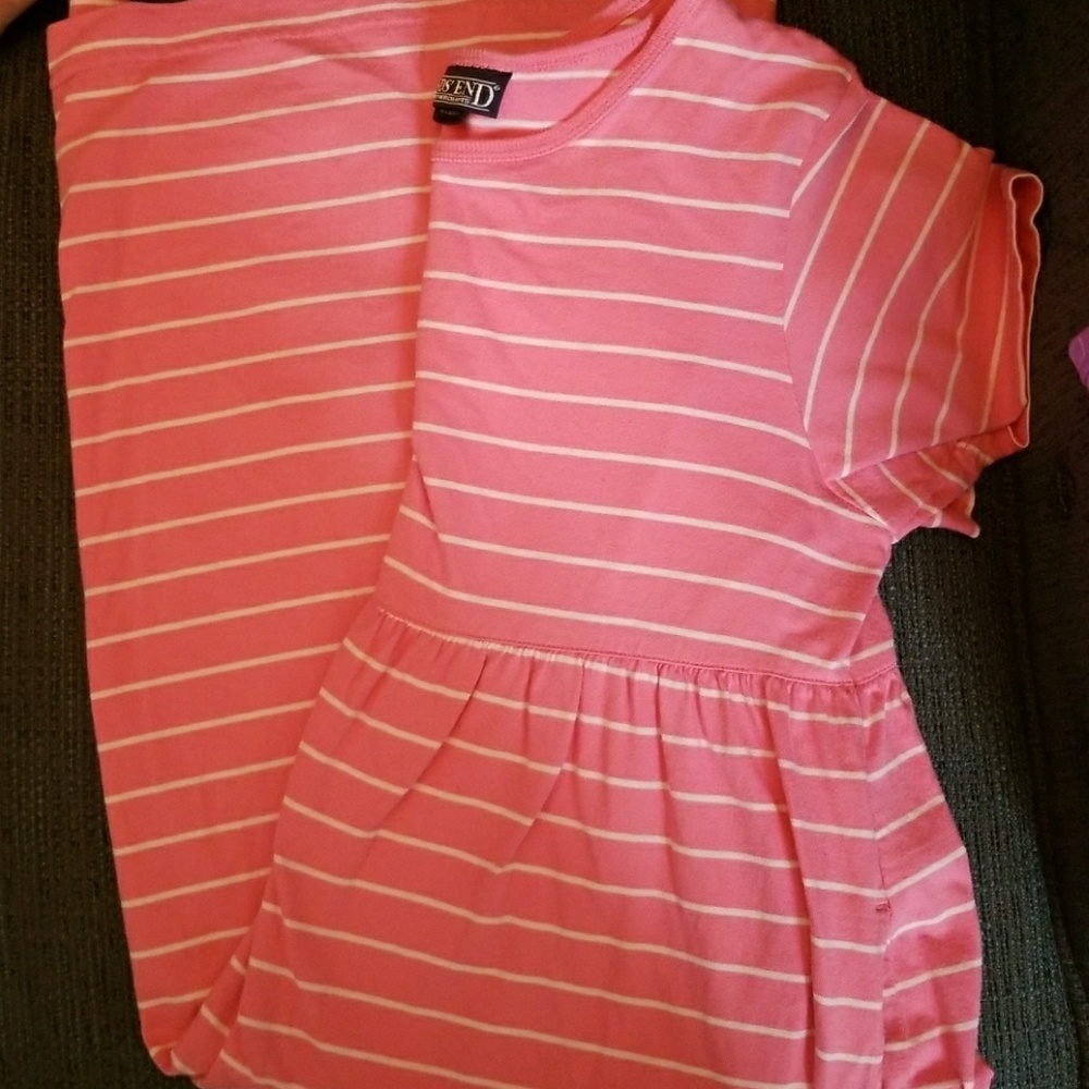 Lands End girls comfy dress with pockets